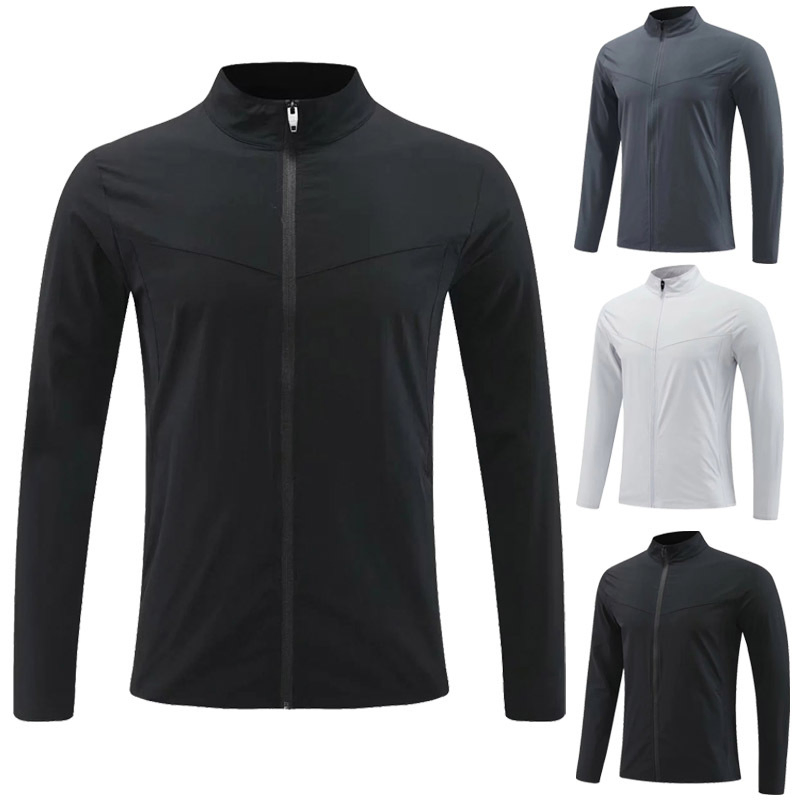 Men's Soft Cotton Training Sweatshirt with Ribbed Cuffs and Classic Crew Neck Training Wear Cotton