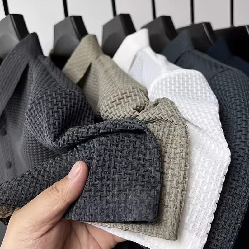 Clean Look Short Sleeve Polo Shirt Men's Casual Business Shirt Men's Luxury Shirt Men's High-quality Shirt Smart Office Wear