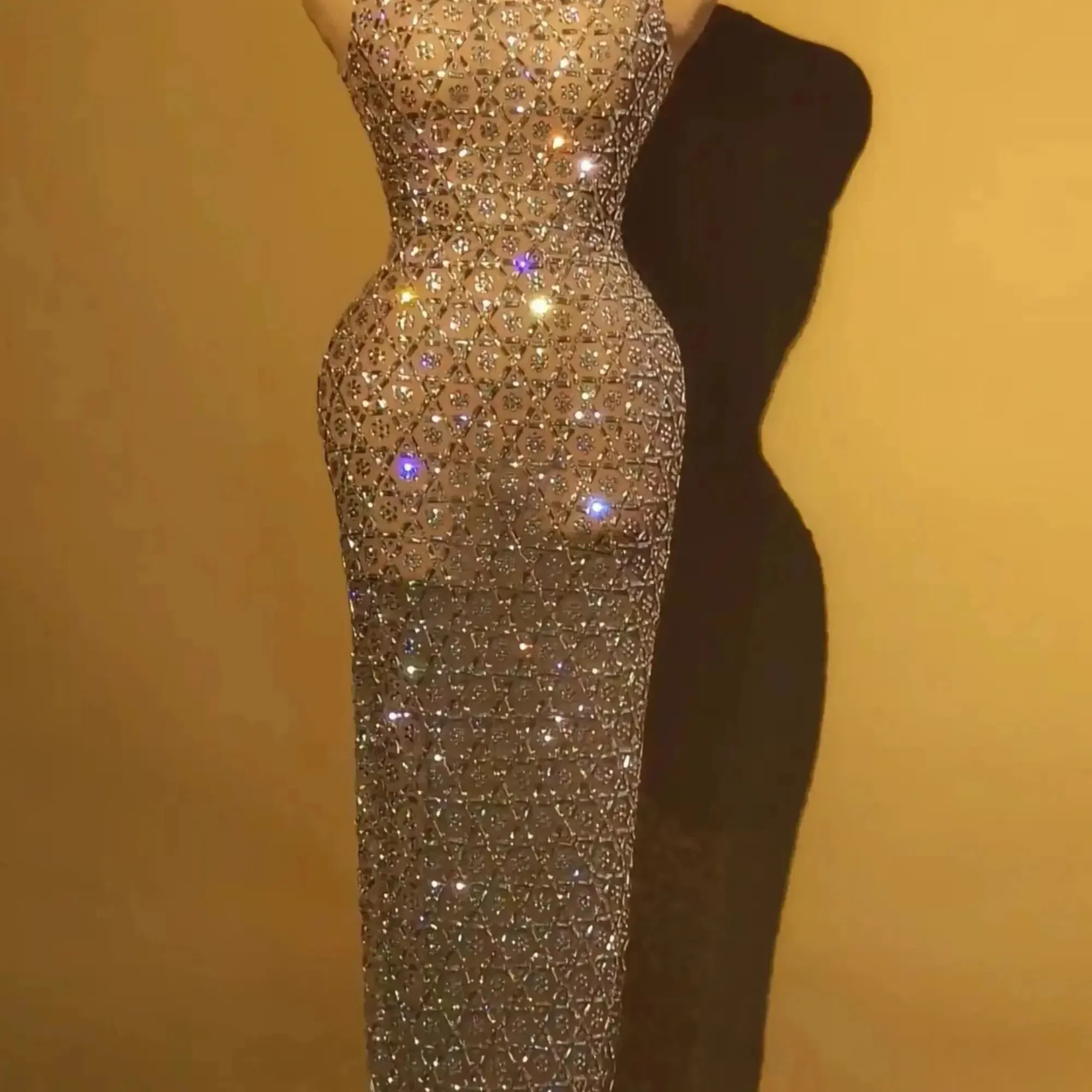 Custom Long Sequin Evening Dress OEM Custom Design Elegant Style Chic Evening Wear