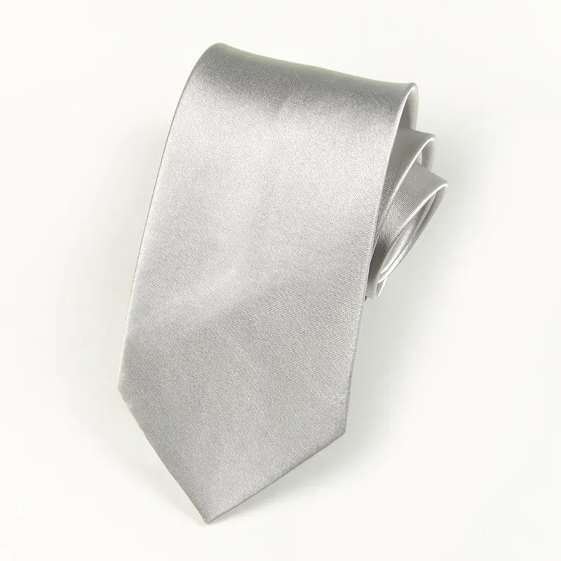 Elegant Custom Logo Black Tie 8cm Wide for Business and Formal Wear