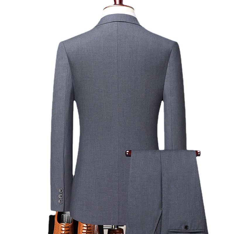 Men's Fashion Business Fit Set Men's Two Piece Formal Office Set