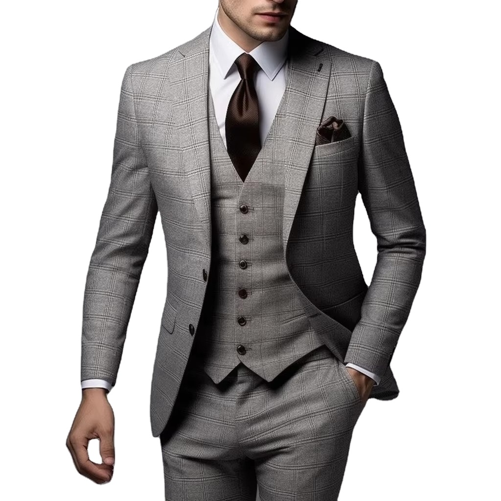 suit for Men's Stylish and Breathable Suit High Classic and High-quality Sophisticated Businessman Wear Formal OEM Service 2026