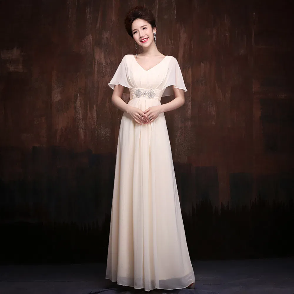 Sexy Long Lace Evening Gown Wedding Guest Dress Slim Banquet Party Dress
