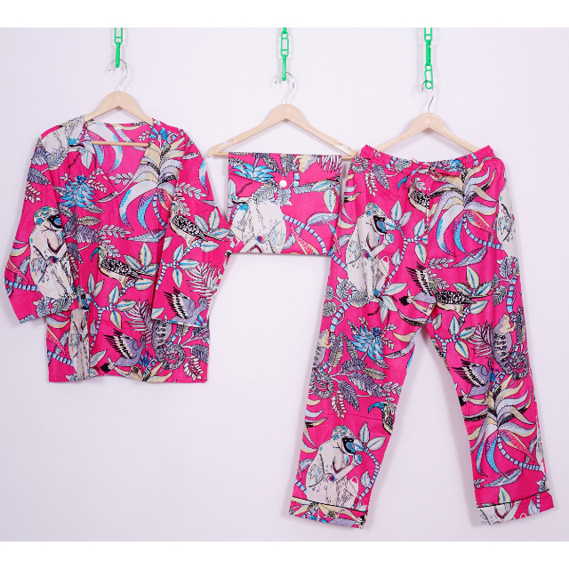 V Neck PJ Set