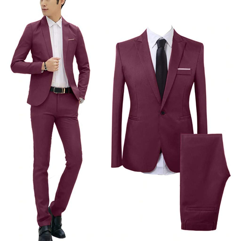 Classic Men Business Suits Slim Fit Grooms Wedding Pleated Breathable Anti-static Anti-shrink Coat Pant Set Wholesale Customized