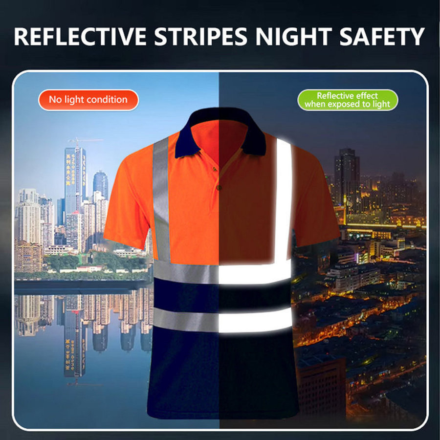 Good Stain Resistance Reflective Custom Workwear for Subway Construction