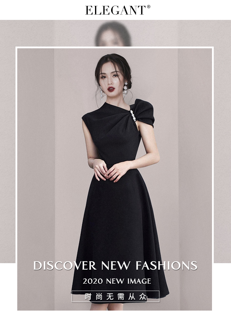 Formal Elegant Women Midi Dress