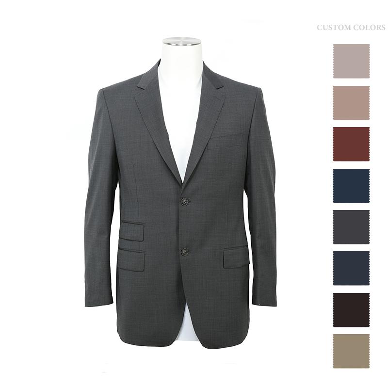 Casual Jacket Pants Outfit Anti Static Breathable Simple German Tailored Business Men's Formal Suits