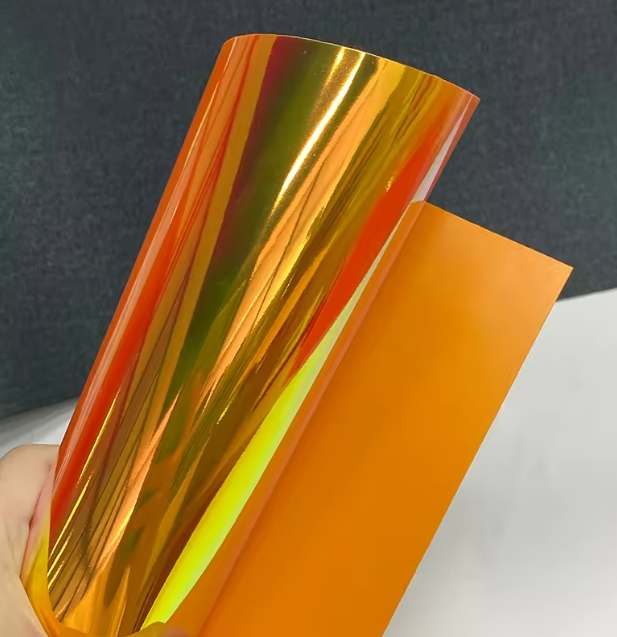 Rainbow Iridescent Film for Lamination, Candy Wrapping and Sequin/Glitter Making Twist Film Transparent Soft Moisture Proof