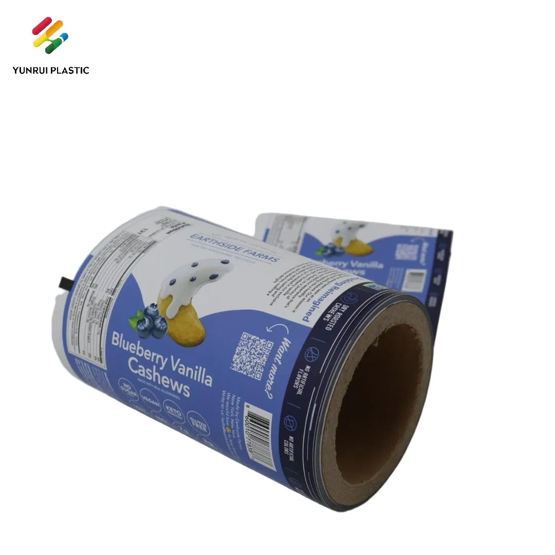 Plastic Roll Film Packing BOPP Laminating High Barrier Pet Mylar Aluminum Foil PA PE LDPE Plastic Cup Sealing Printed UV Printer Food Packaging Film