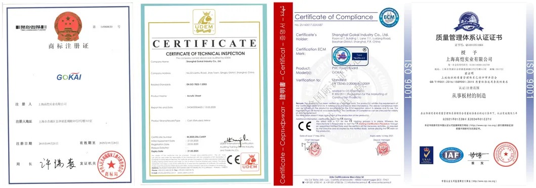 Certifications SGS CE