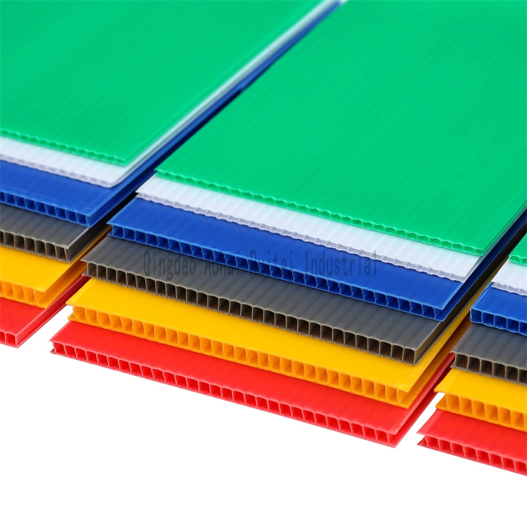 Factory Wholesale Customized Waterproof Polypropylene PP Corrugated Plastic Hollow Sheet