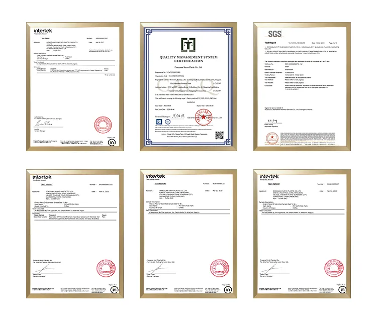 Certifications