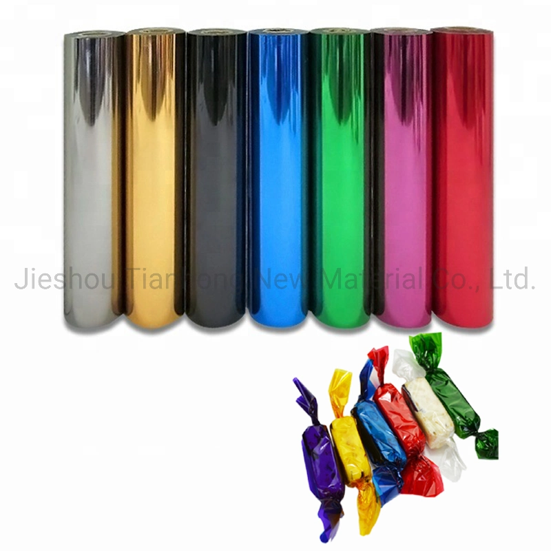 Food Packaging Candy Pet Twist Plastic Wrapper Film Roll Confectionery Package Plastic Packaging Film