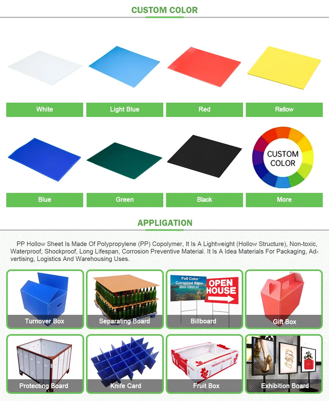 Plastic Corrugated Sheet