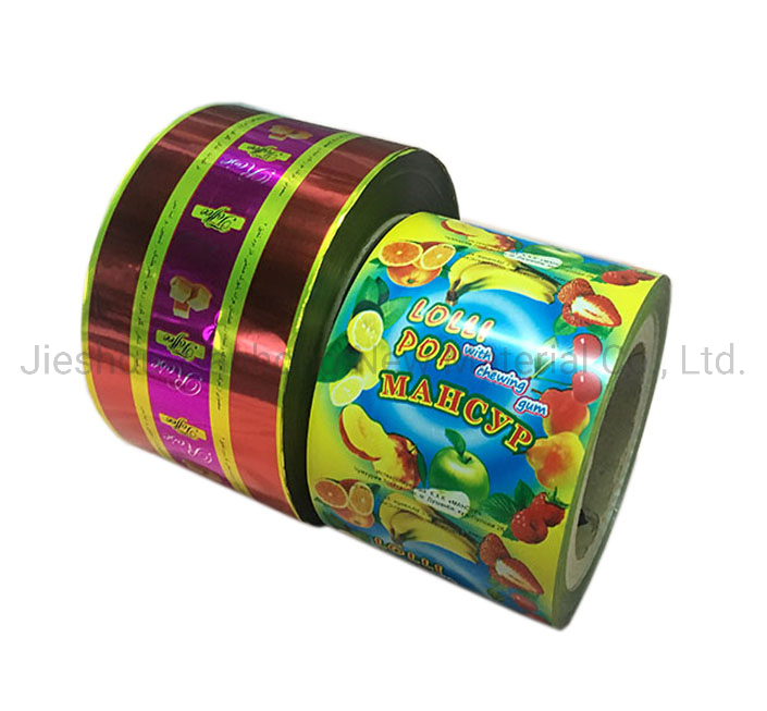 Metalized Pet/PVC Twist Wrapped Film for Candy Packaging Plastic Chocolate Package Food Packaging Film Roll