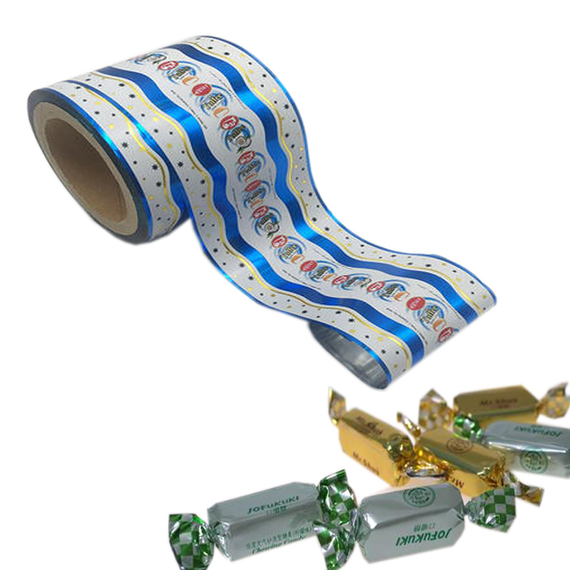 Food Packaging Metalized Pet Twist Film for Candy Chocolate Wrapper Food Packaging Film Plastic Packaging Film