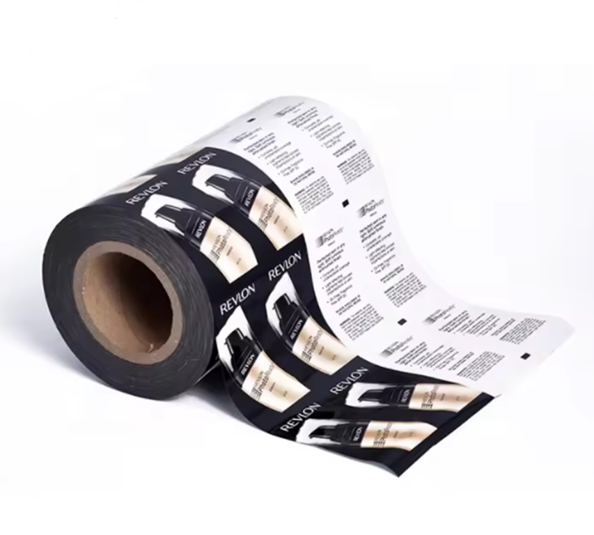 Custom Pet/Al/PE Laminated Printed Packaging Film Roll for Shampoo Cosmetic Sachet Plastic Packing Film High Barrier Extrusion Film