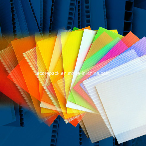 Corrugated Plastic Sheet PP Hollow Sheet Die Cutting Coroplast Board Corflute Plastic Sheets