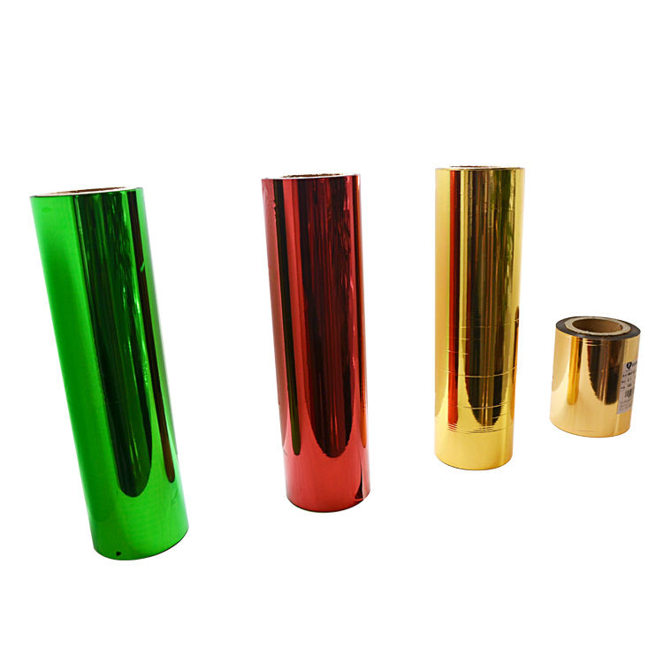 Candy Wrapping Paper Metallized Pet Film Aluminum Foil Twist Film for Candy Packaging