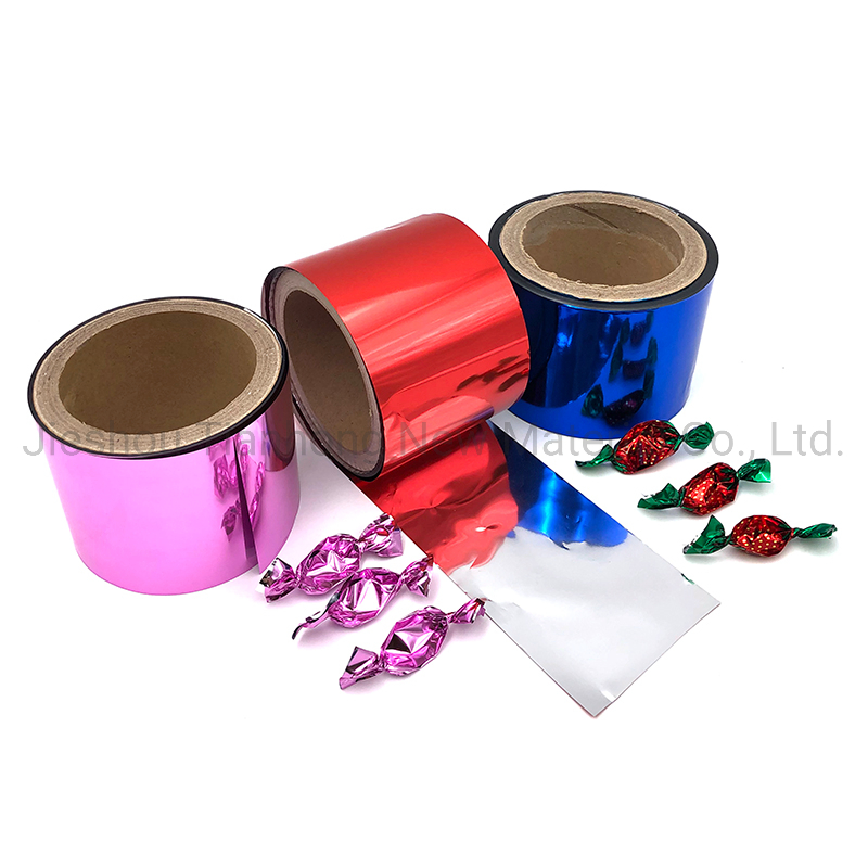 Food Packaging Candy Pet Twist Plastic Wrapper Film Roll Confectionery Package Plastic Packaging Film