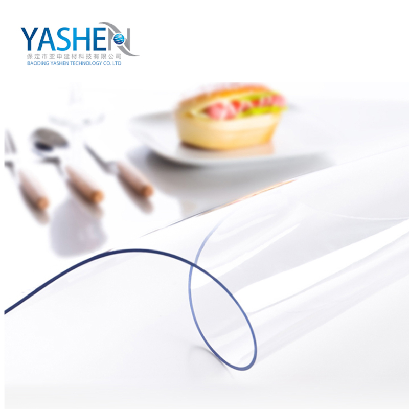 UV Resistant Flexible Film Rolls Transparent PVC Clear Plastic Soft Sheet