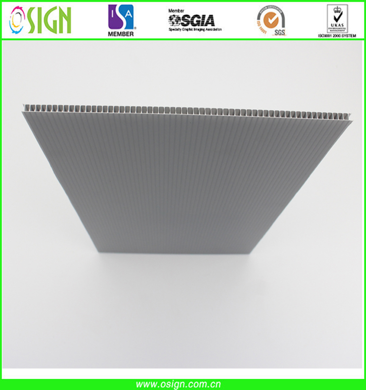 Customized Size White UV Treatment PP Corrugated Coroplast Plastic Hollow Sheet Board for UV Printer Advertisement