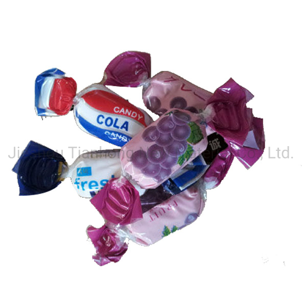 Metallized Pet Twist Film Custom PVC Film Candy Packing Aluminum Foil Film Plastic Food Wrapping Film Ketchup Sachet Plastic Film