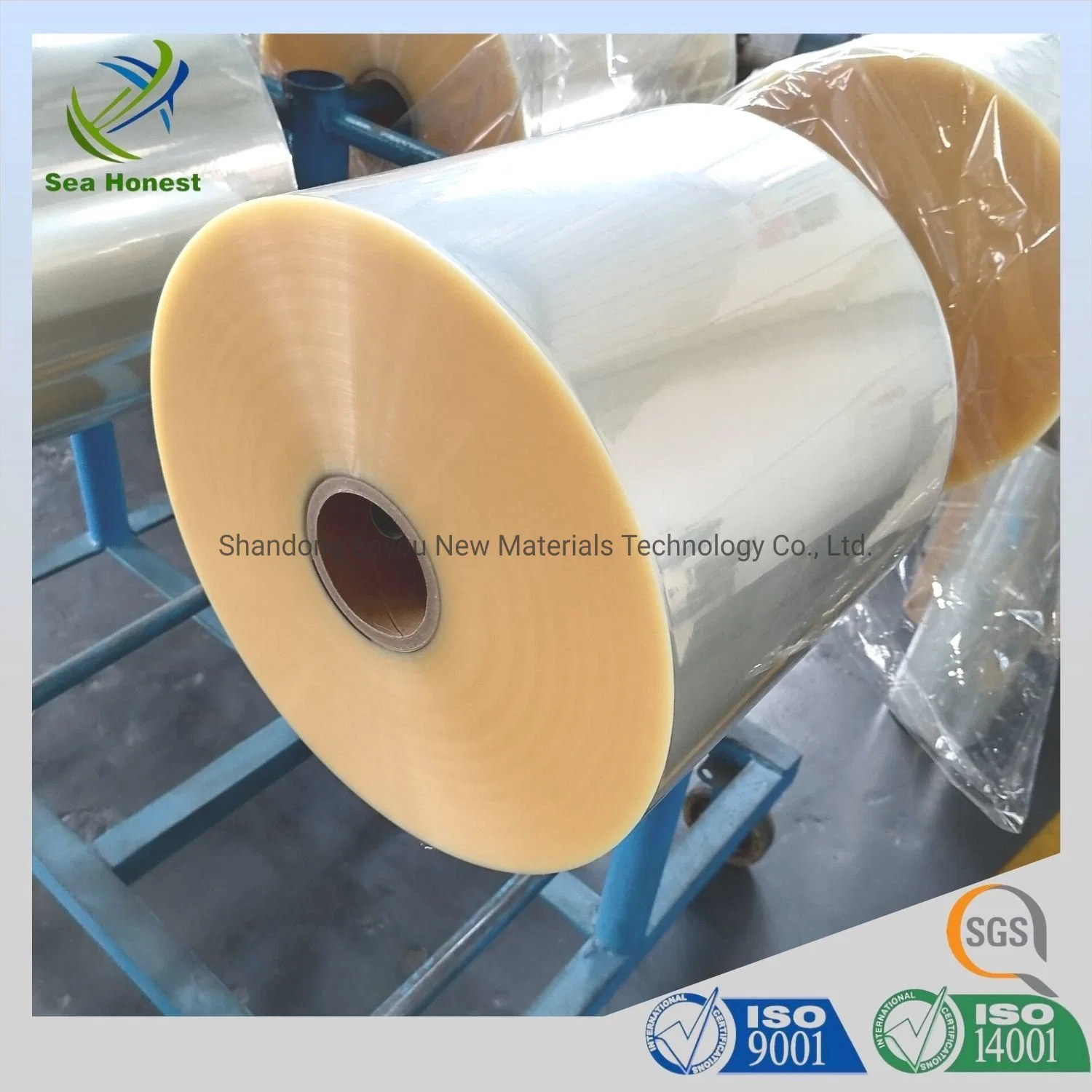 Heat Shrinkable Pet PETG PVC Shrink Film 35 Micon for Beverage Label Sleeve Printing