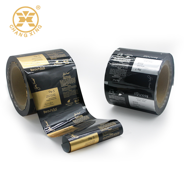 Eco Friendly High Barriers Pet Al PE Laminated Custom Printed Film Roll Shampoo Cosmetic Sample Sachet Size Plastic Packing Film