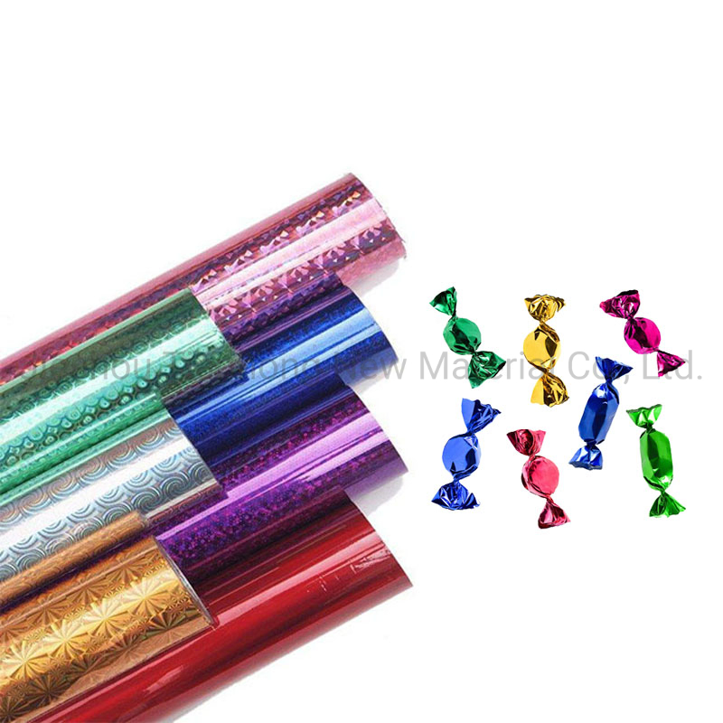Metallized Pet Twist Film Custom PVC Film Candy Packing Aluminum Foil Film Plastic Food Wrapping Film Ketchup Sachet Plastic Film