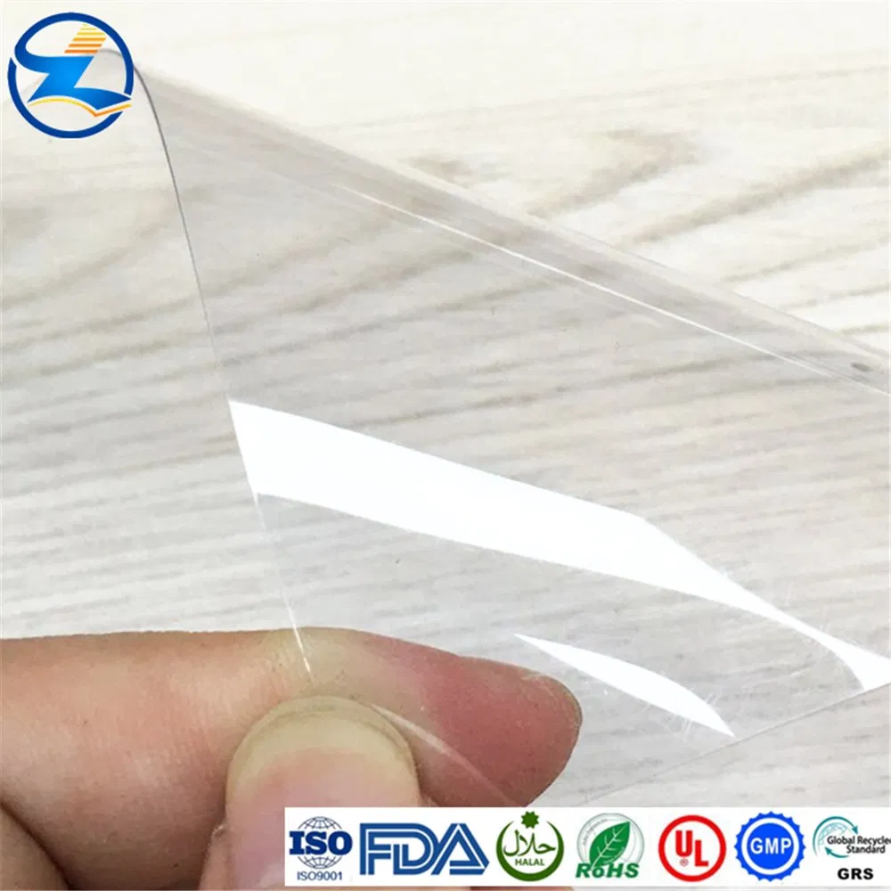 0.3*510mm Clear APET RPET PETG Gag Sheet for Vacuum Forming Food Package