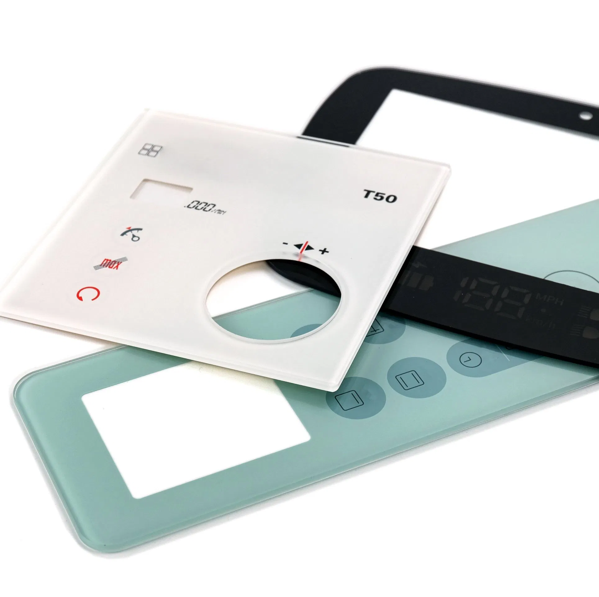 Silk Screen Printed Custom-Made Transparent/Plastic Sheet with Adhesive Sticker PC/PVC/PMMA Control Panels