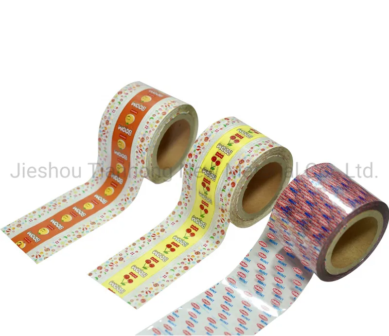 Lollipop Wrapper Twist Lollipop Film Pet Twist Film Lollipop Wrapping Film Plastic Food Wrapping Film Ketchup Sachet Plastic Film