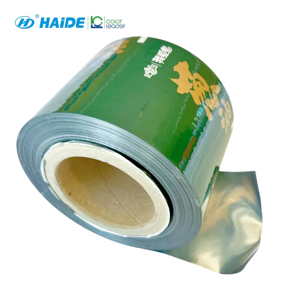 Clear High Oxygen and Moisture Alox Coated Barrier Pet Laminated Nylon 3 Layers Custom Printing Sauce Packaging Rollstock Film