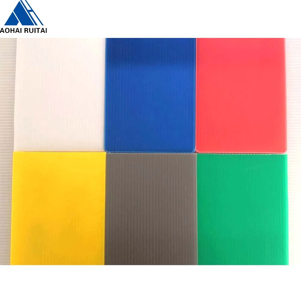 Factory Wholesale Customized Waterproof Polypropylene PP Corrugated Plastic Hollow Sheet