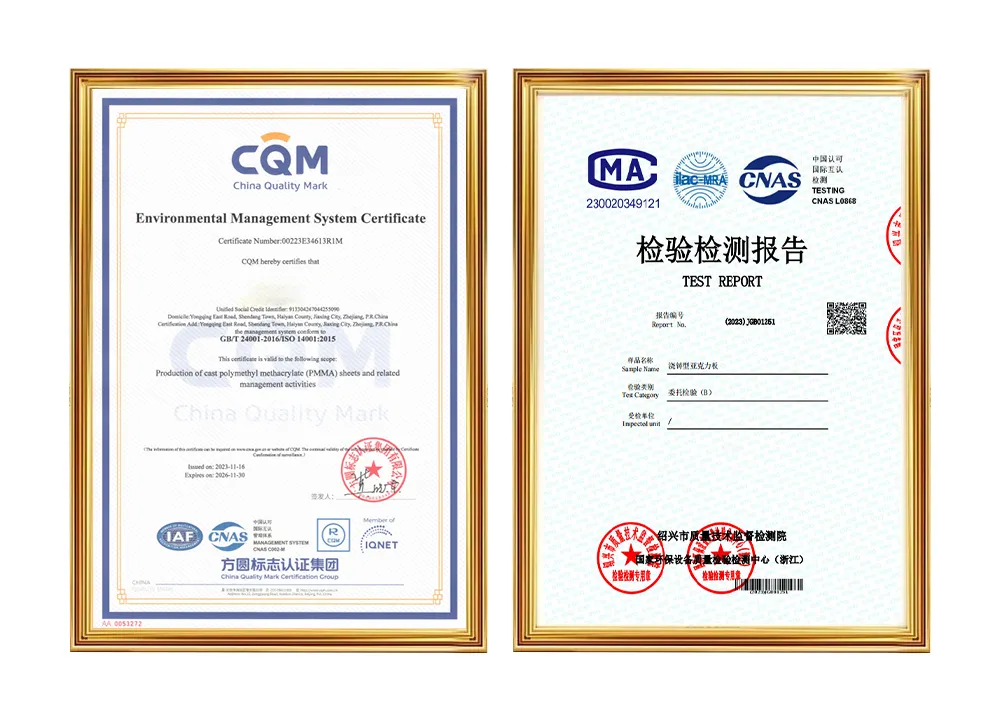 Quality Certifications