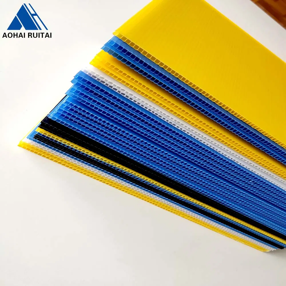 Factory Wholesale Customized Waterproof Polypropylene PP Corrugated Plastic Hollow Sheet