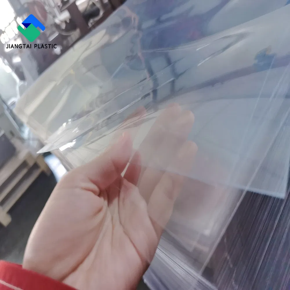 Jiangtai Clear Pet Anti Static Plastic Sheet Silicone Coated Film 0.15-1.5mm Eco-Friendly Transparent Pet Sheet Roll
