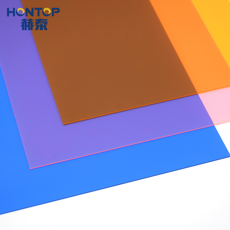 Transparent Light &amp; Durability UV Coating and Anti-Static PET Sheet