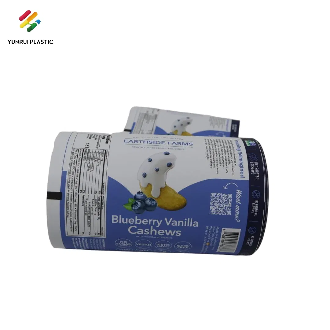 Plastic Roll Film Packing BOPP Laminating High Barrier Pet Mylar Aluminum Foil PA PE LDPE Plastic Cup Sealing Printed UV Printer Food Packaging Film