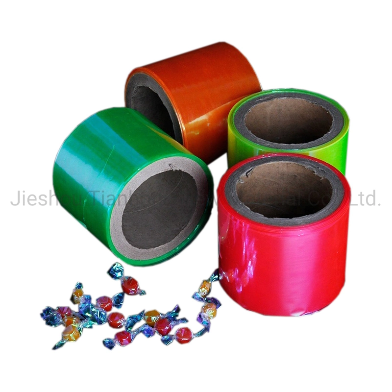 Plastic Packaging Film Polyester Film Food Packaging Material Metalized Twist Pet Film Plastic Candy Packaging Roll Film