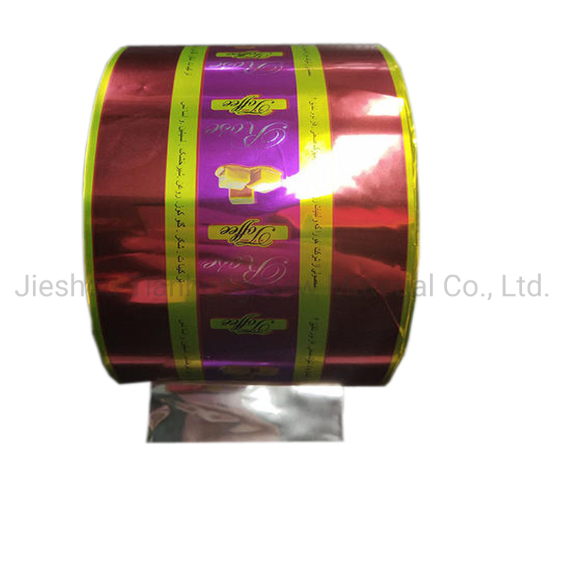 Plastic Packaging Film Polyester Film Aluminum Foil Film Packing Material Metallized PVC/Pet Twist Film for Candy Wrapping