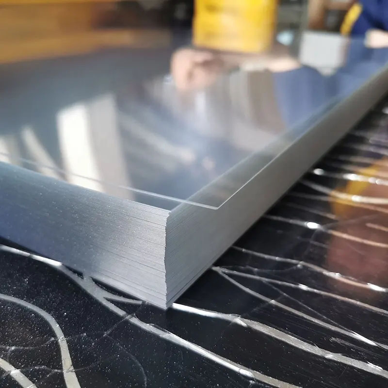 Pet Antistatic Plastic Sheet Silicone Coated Film 0.15-1.5mm Eco-Friendly Transparent Pet Sheet Roll