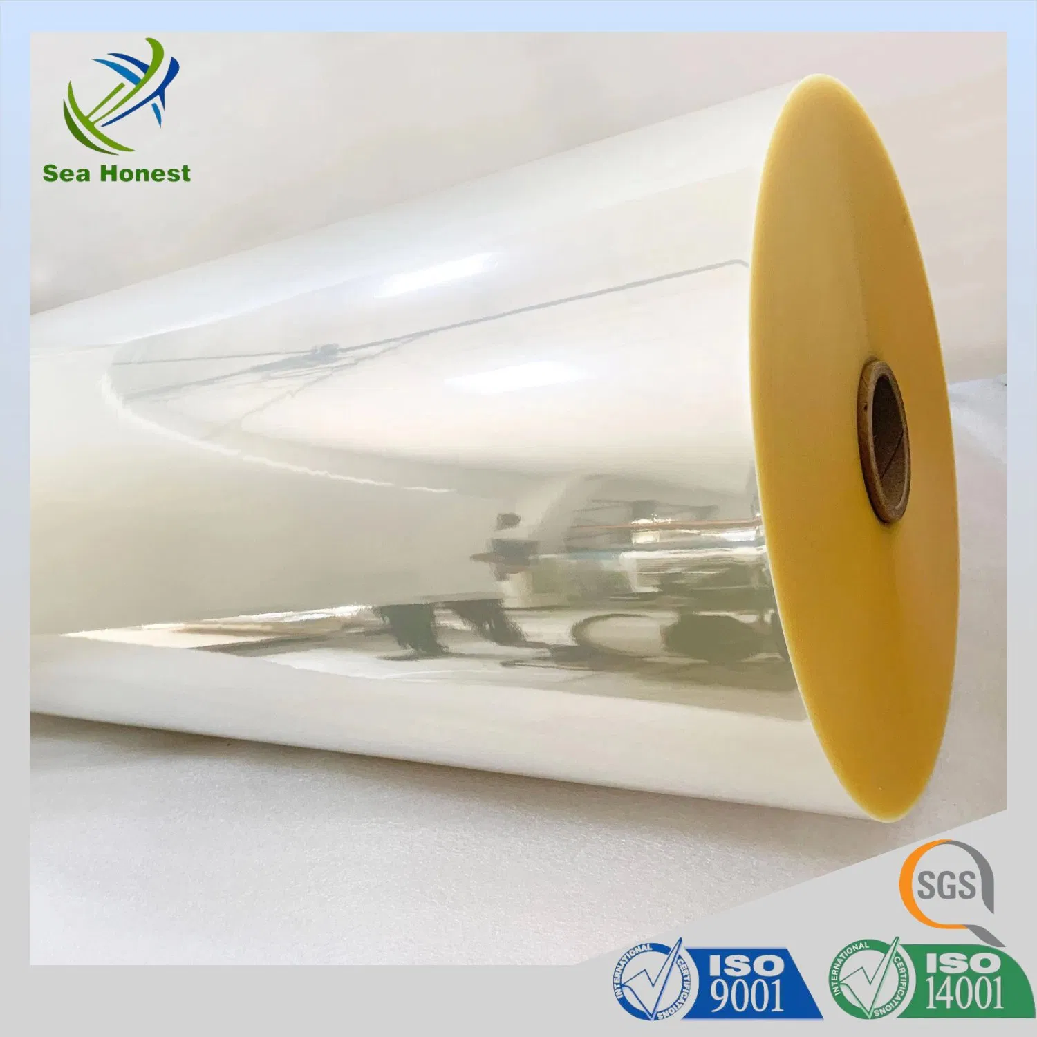Plastic PVC PETG Heat Shrink Film Roll Clear Shrink Wrap Film for Beverage Bottle Sleeves