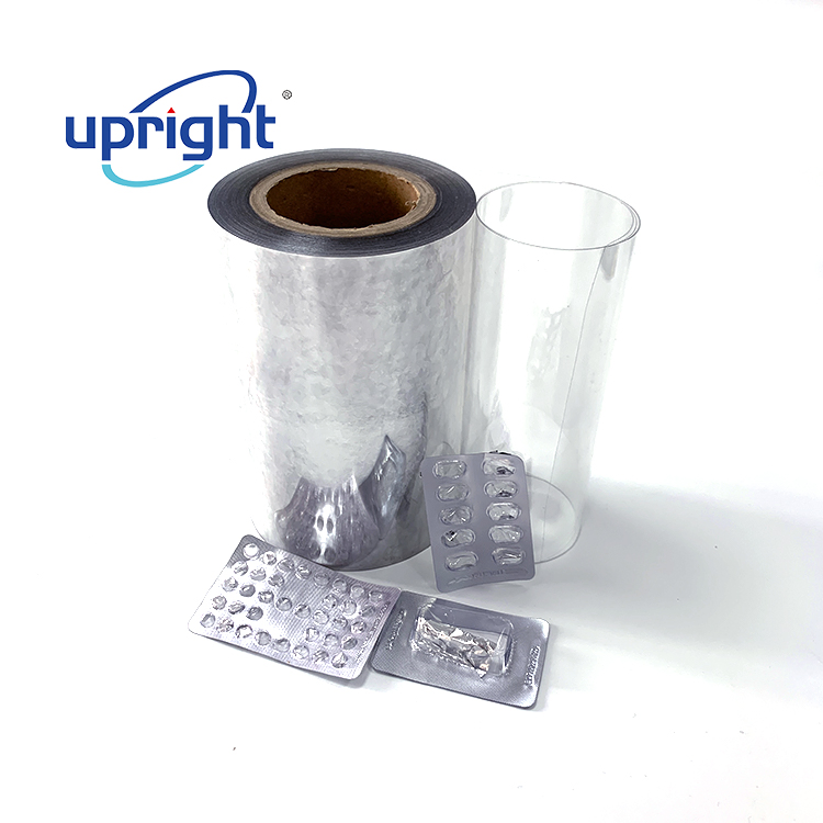 Upright Environmentally Wholesale 0.4mm PET Plastic Sheet Transparent Roll Film Packaging for Thermoforming