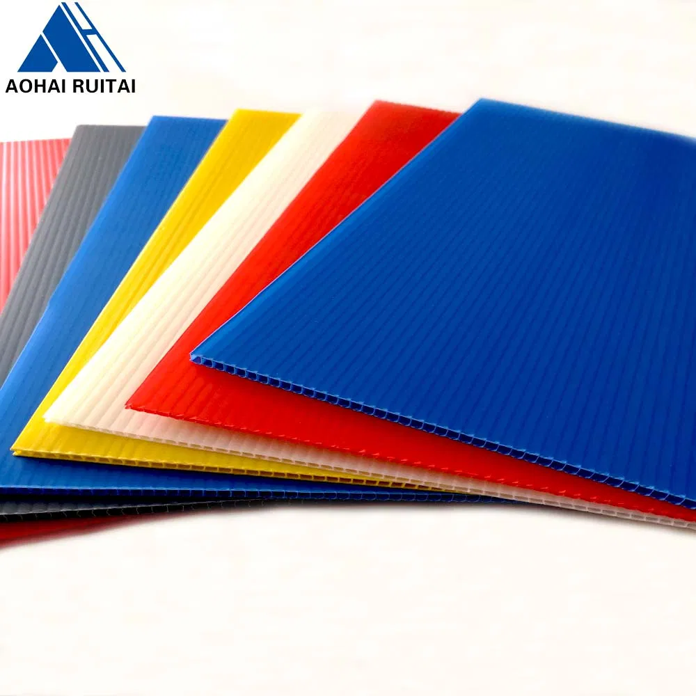 Factory Wholesale Customized Waterproof Polypropylene PP Corrugated Plastic Hollow Sheet