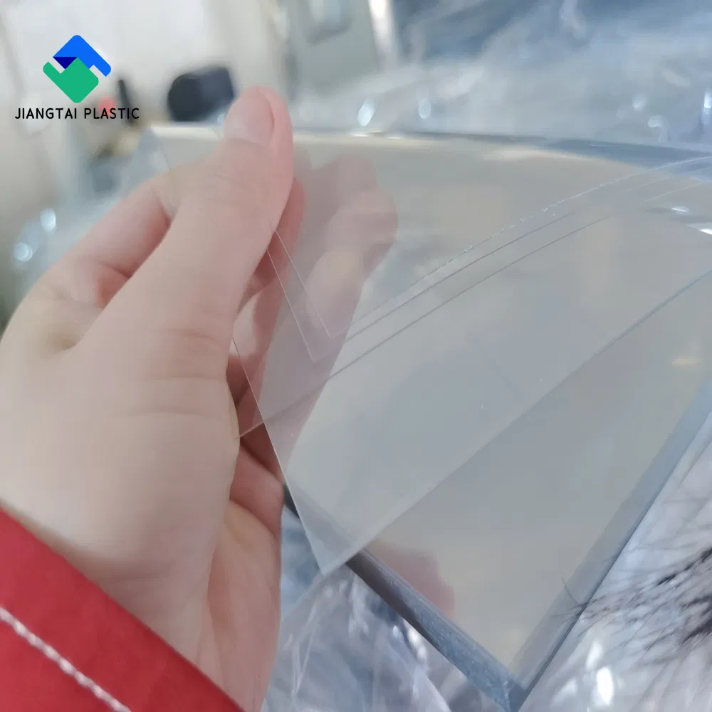 Jiangtai Clear Pet Anti Static Plastic Sheet Silicone Coated Film 0.15-1.5mm Eco-Friendly Transparent Pet Sheet Roll