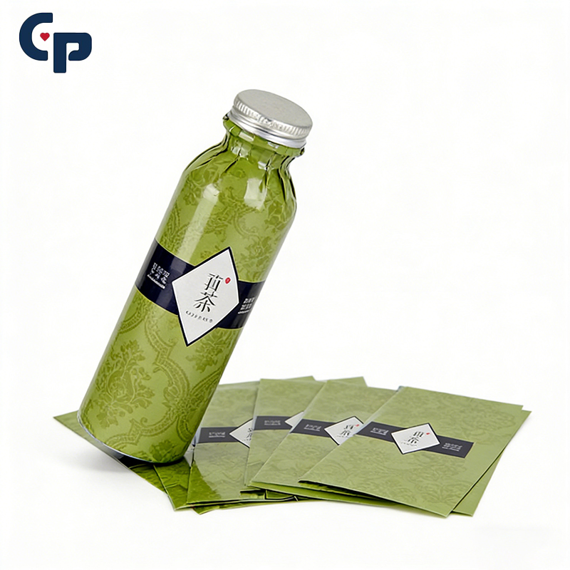 High Factory Quality Custom Printed Coffee Food Juice Liquid Packing Labels Label Wrap Bottle Roll PVC Sleeves Film