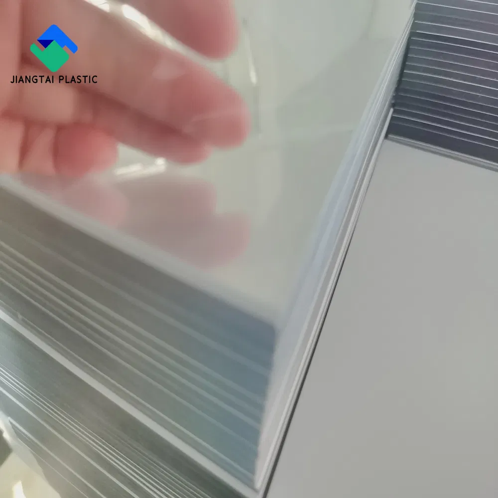 Jiangtai Clear Pet Anti Static Plastic Sheet Silicone Coated Film 0.15-1.5mm Eco-Friendly Transparent Pet Sheet Roll